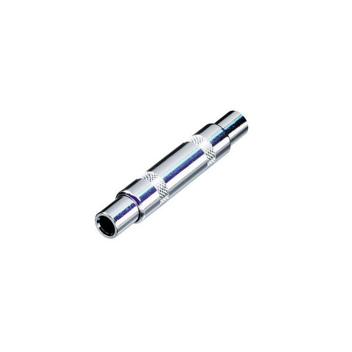 NYS236 Adaptateur Jack 6.35 mono femelle/femelle corps métal