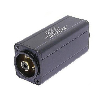 NA2M-D0B-TX Adaptateur avec transfo XLR 3 M/RCA noire
