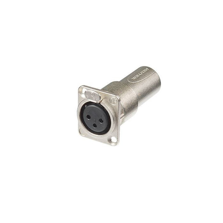 NA3FDM Traversée de panneau série D embase XLR 3 F/fiche XLR M