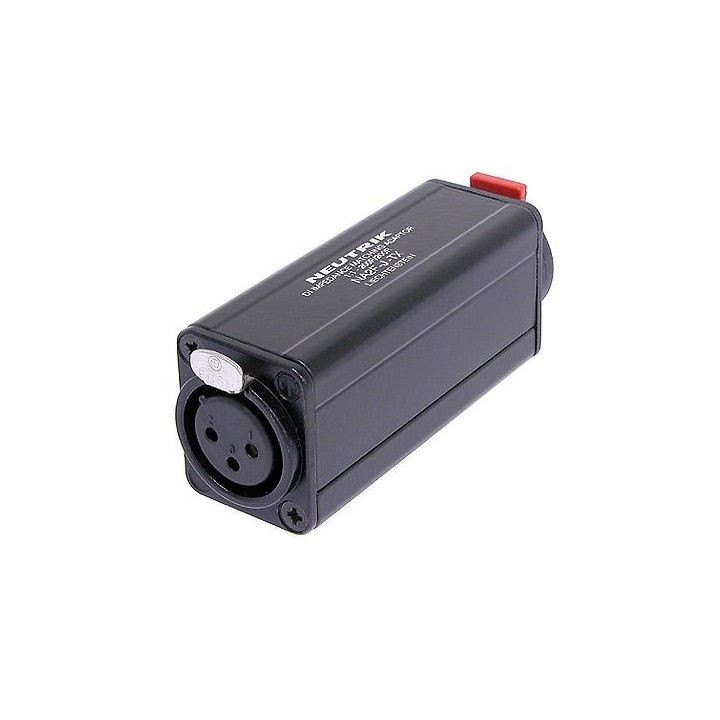 NA2F-J-TX Adaptateur XLR 3 femelle/Jack femelle isolé sur transfo