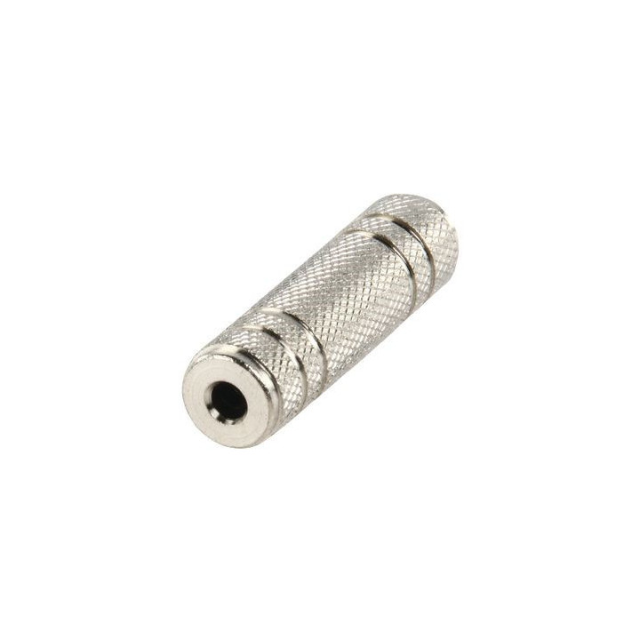 Adaptateur Jack 3.5 stéréo femelle/femelle