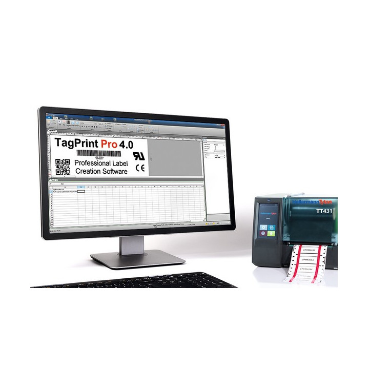 Logiciel d'impression et de création d'étiquette TagPrint Pro 4.0