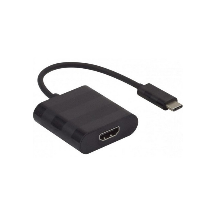 Adaptateur USB 3.1 Type-C vers HDMI 2.0 4K @ 60 Hz - 9 cm
