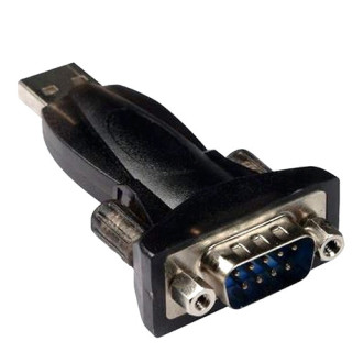 Convertisseur monobloc USB 2.0 mâle vers RS 232 (DB9M)