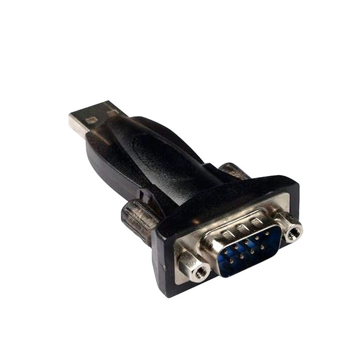 Convertisseur monobloc USB 2.0 mâle vers RS 232 (DB9M)