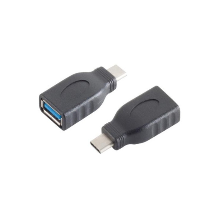 Adaptateur USB3.1 Type-C M vers USB3.0 Type-A F monobloc