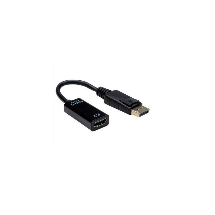 Convertisseur DisplayPort 1.2 4K vers HDMI A femelle noir - 0.15m