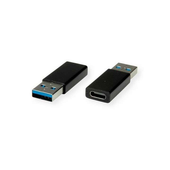 Adaptateur USB 3.2 Gen 1, USB Type A  M vers USB C F  Monobloc