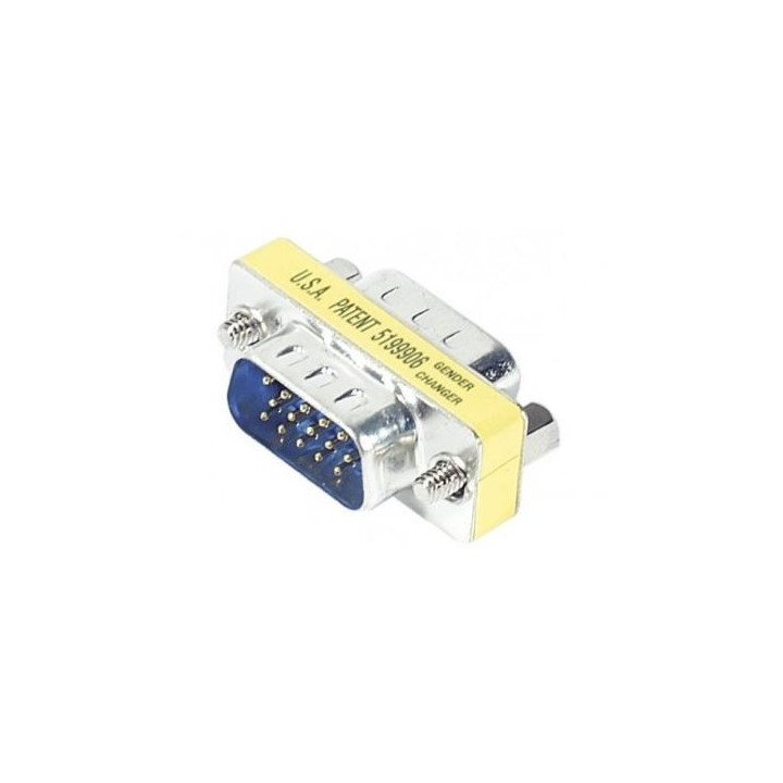 Changeur de genre VGA HD15 mâle/mâle