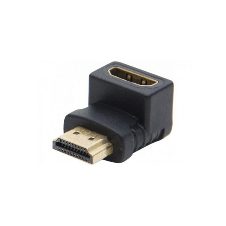 Adaptateur HDMI A mâle/femelle coudé 90° vers le haut