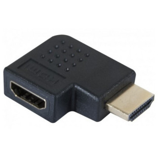 Adaptateur HDMI A mâle/femelle coudé à plat 270° vers la gauche