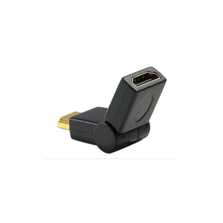 Adaptateur HDMI articulé A mâle/femelle (orientable sur 180°)