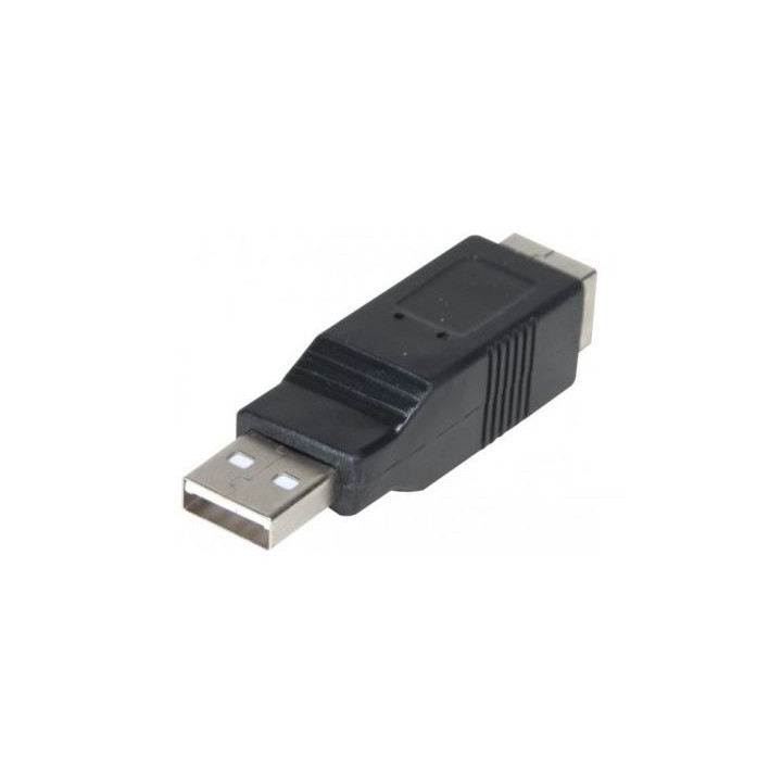 Adaptateur USB type A mâle/type B femelle