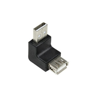 Adaptateur USB 2.0 M/F coudé 90°
