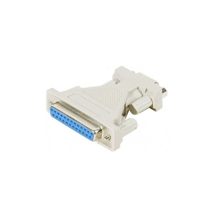 Adaptateur SUBD9 mâle vers SUBD25 femelle