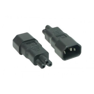Adaptateur secteur 2.5A IEC C14 mâle/IEC C5 femelle