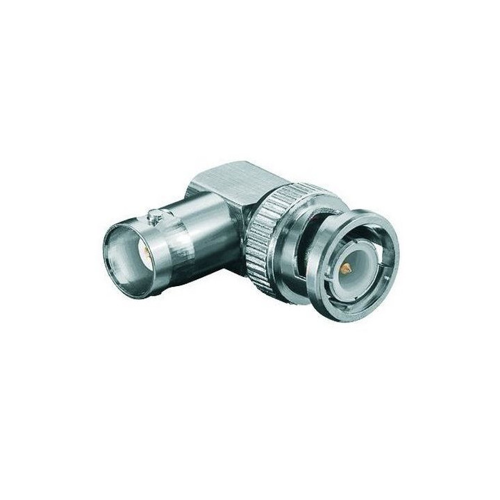 Raccord BNC en L mâle/femelle 75 Ohms