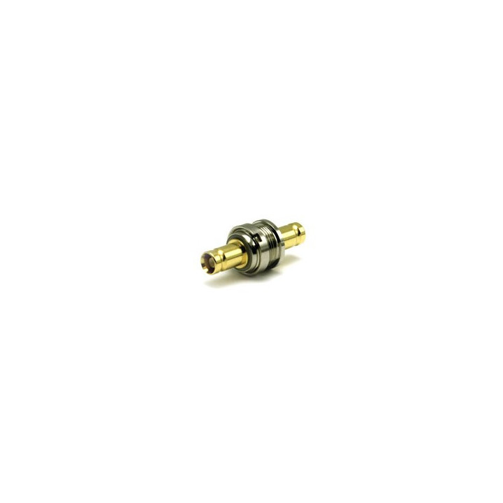 Traversée de panneau isolée femelle/femelle DIN 1.0/2.3 75 Ohms 12GHz