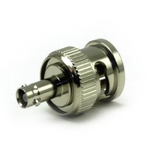 Adaptateur BNC mâle vers micro BNC femelle 1.0/2.3 75 Ohms 18Ghz