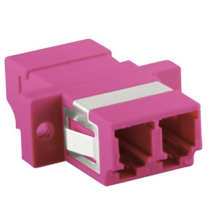Traversée optique LC/LC duplex multimode violet