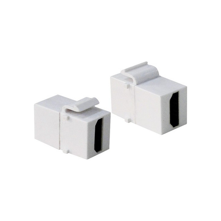 Embase Keystone HDMI 2.0 F/F blanche