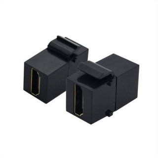 Embase Keystone HDMI 2.0 F/F noire