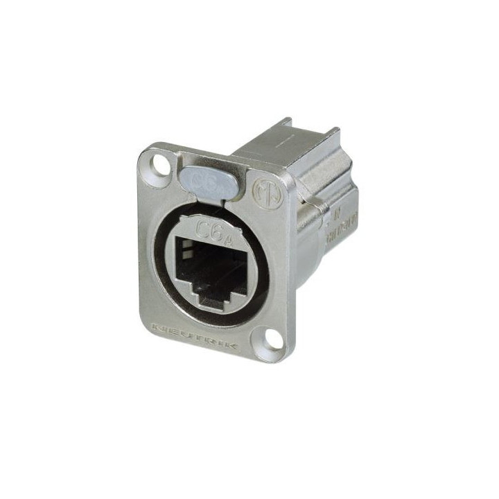 NE8FDX-P6 Traversée Ethercon/RJ cat. 6A, série D, nickel