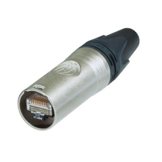 NE8MX6 Fiche Ethercon cat. 6A nickel (livrée avec RJ45)