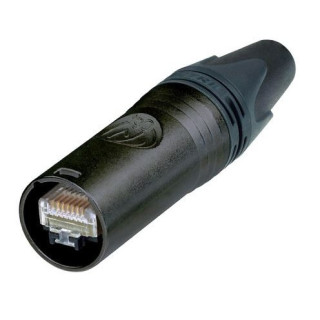 NE8MX6-B Fiche Ethercon cat. 6A noire