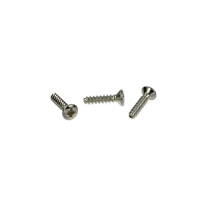 E-SCREW-NI Bte de 100 vis nickel 2.9x12mm pour embases Ethercon