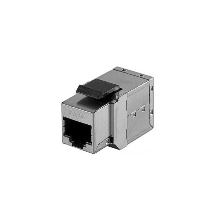 Embase Keystone traversée RJ45 cat.5e STP femelle/femelle
