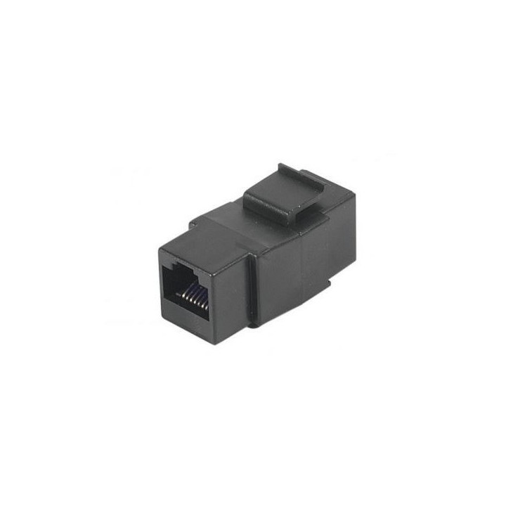 Embase Keystone traversée RJ45 cat.6 UTP femelle/femelle