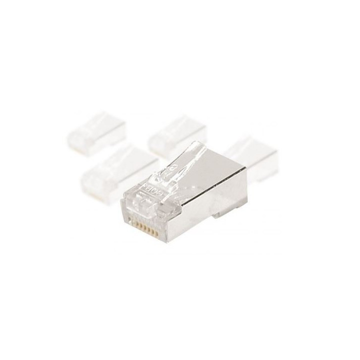 Fiche RJ45 cat.6 FTP en conditionnement de 10 pièces