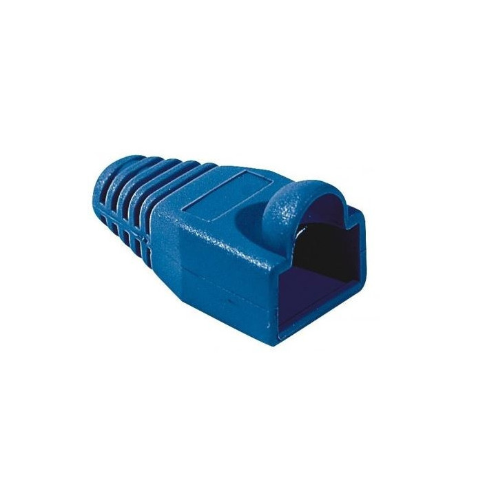 Manchon RJ45 à bosse pour câble Ø6mm bleu