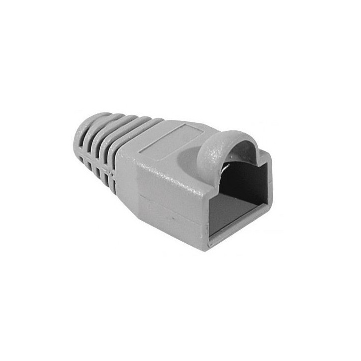 Manchon RJ45 à bosse pour câble Ø6mm gris