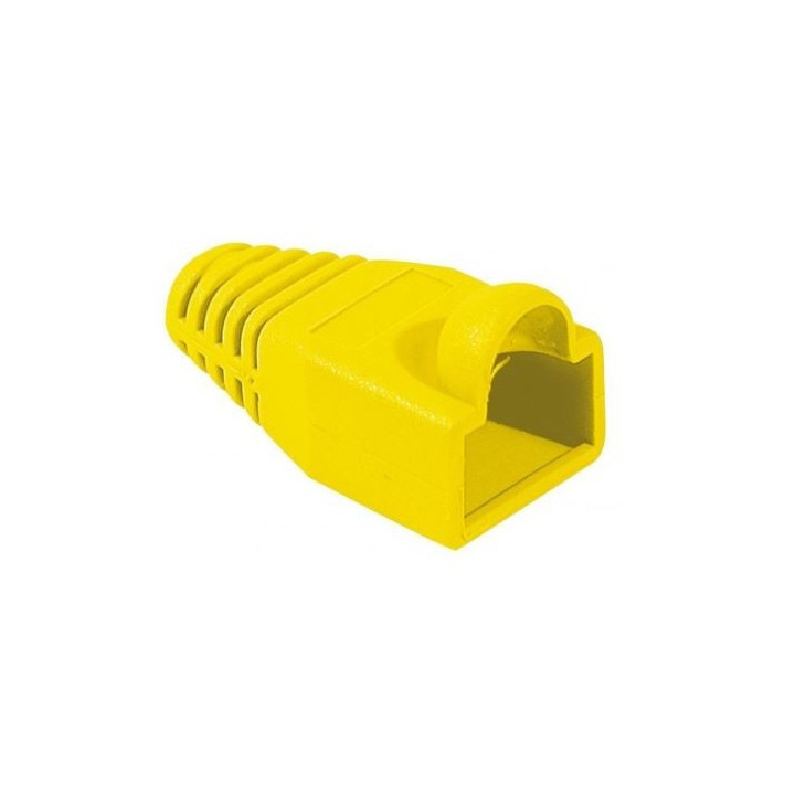 Manchon RJ45 à bosse pour câble Ø6mm jaune