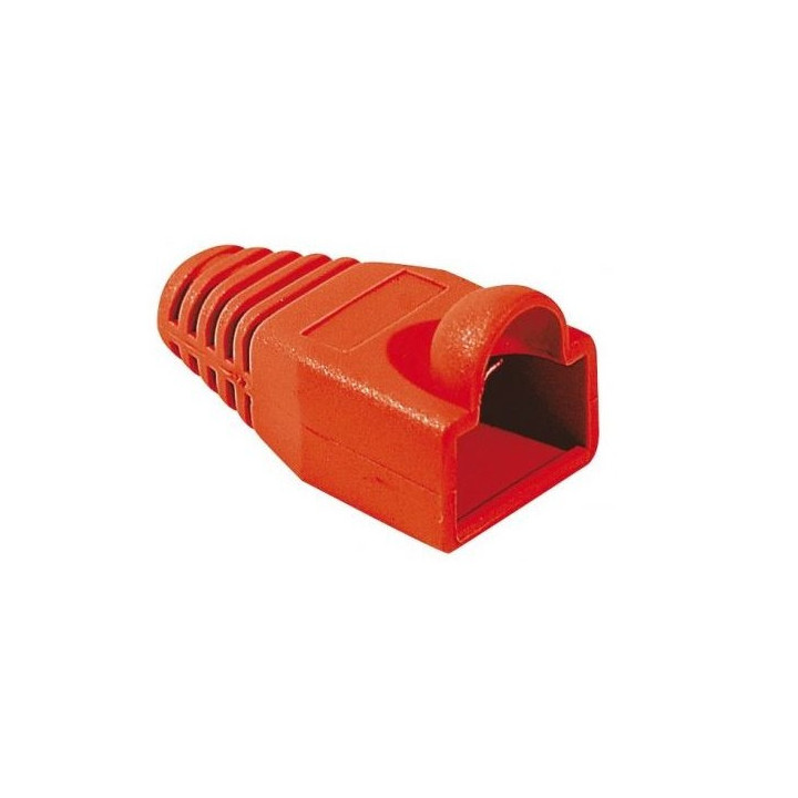 Manchon RJ45 à bosse pour câble Ø6mm rouge