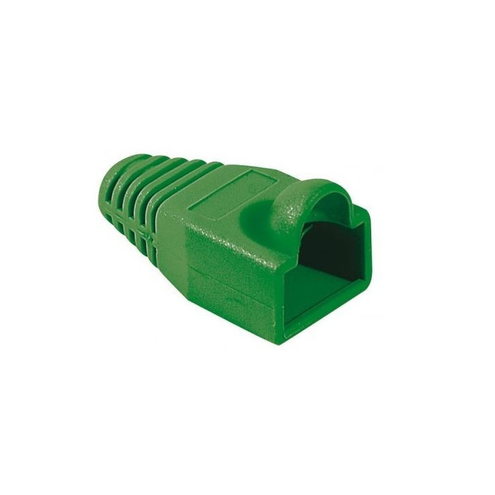 Manchon RJ45 à bosse pour câble Ø6mm vert