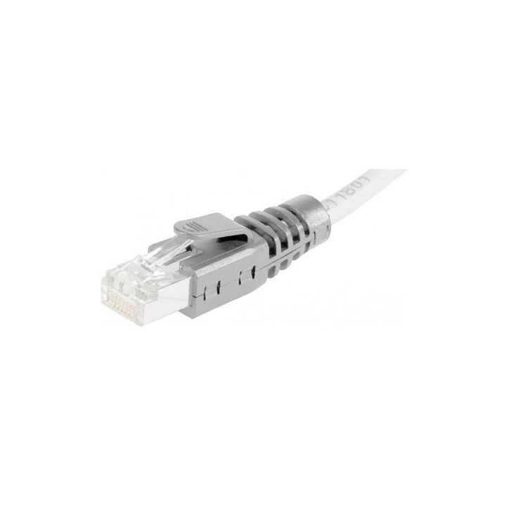 Manchons pour connecteur RJ45 -6mm-  clipsable -gris (x10)