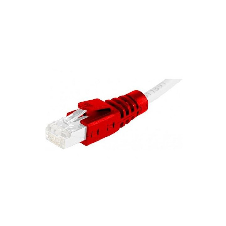 Manchons pour connecteur RJ45 -6mm-  clipsable -rouge (x10)