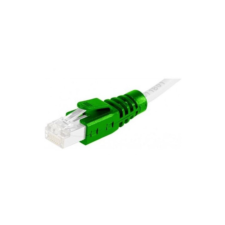 Manchons pour connecteur RJ45 -6mm-  clipsable -vert (x10)