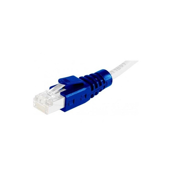 Manchons pour connecteur RJ45 -6mm-  clipsable -bleu (x10)