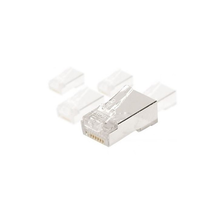 Fiche RJ45 cat.5e FTP en conditionnement de 10 pièces